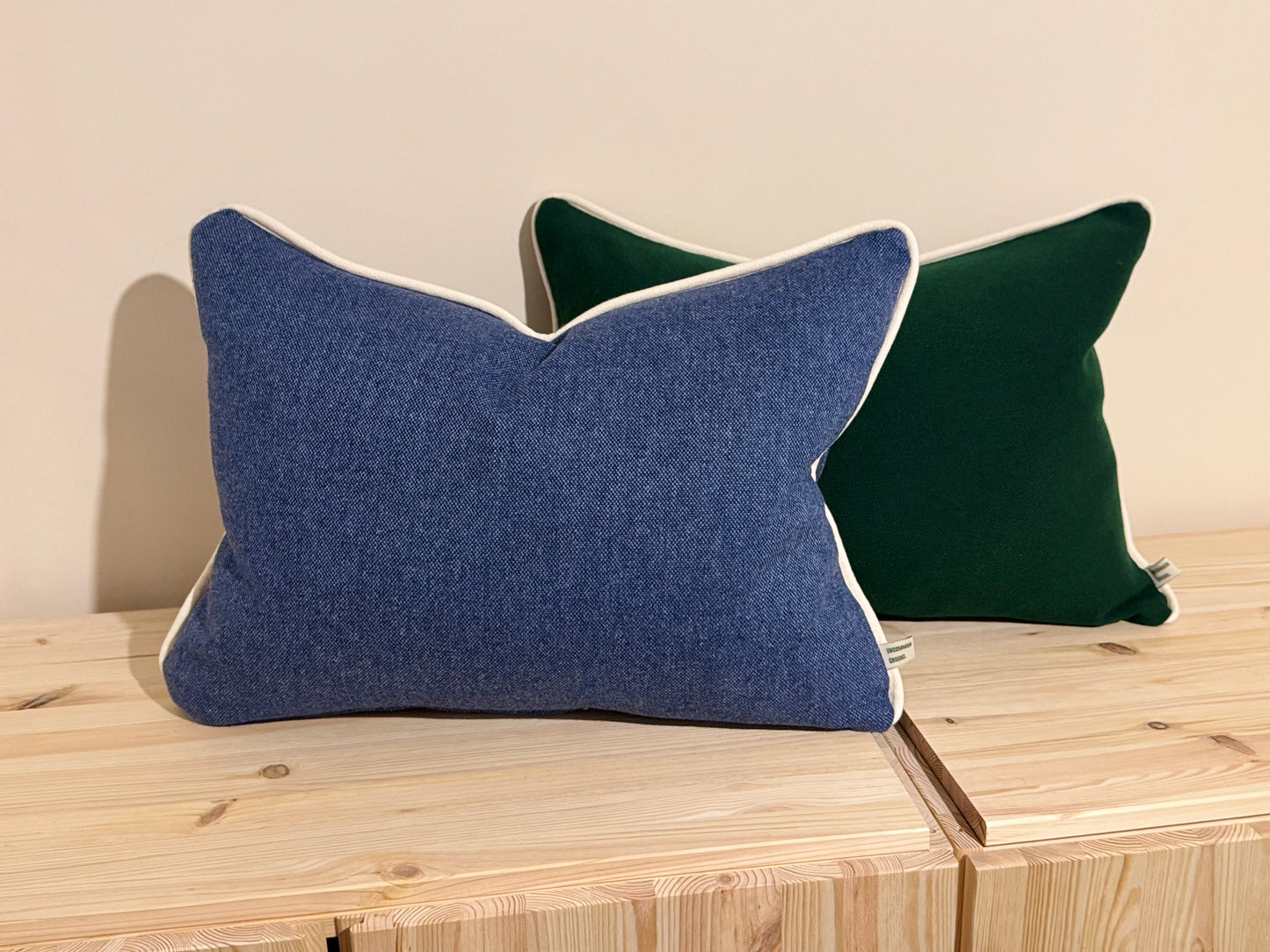 Francesca Cushion in Wool and Cotton
