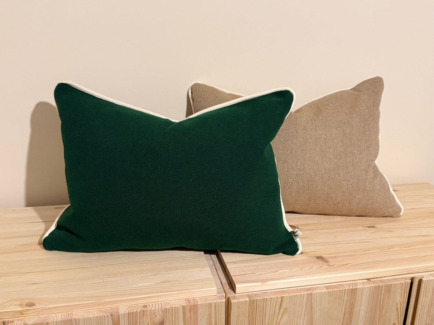 Francesca Cushion in Wool and Cotton