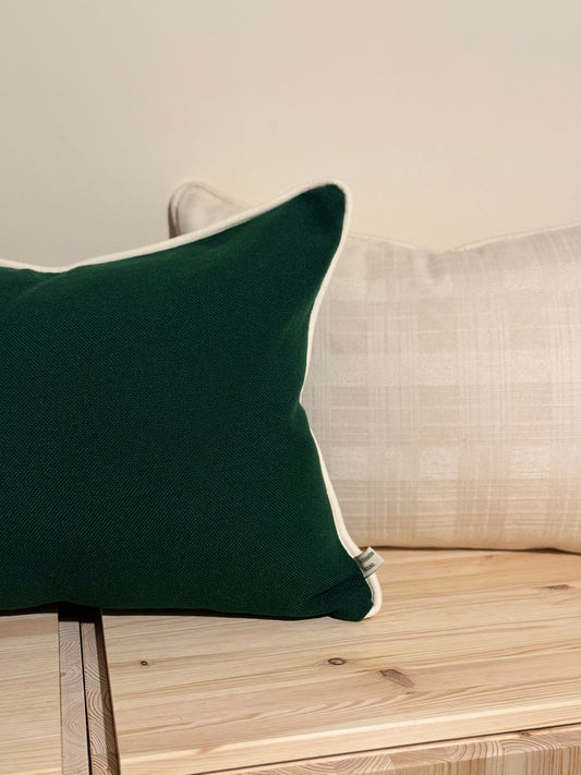 Francesca Cushion in Wool and Cotton