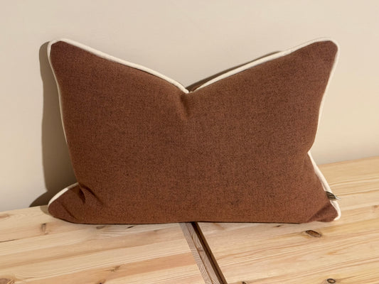 Bertie Cushion in Raw Yorkshire Wool