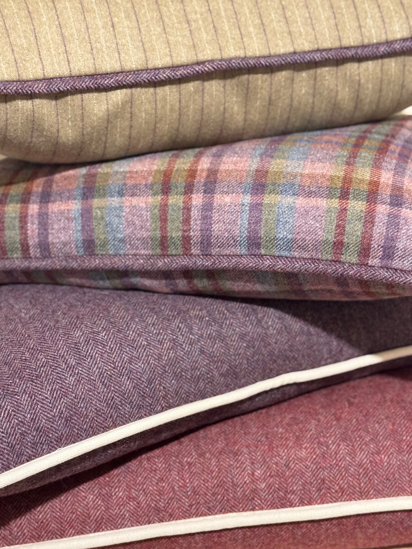 Barnaby Cushion in Yorkshire Wool Tweed
