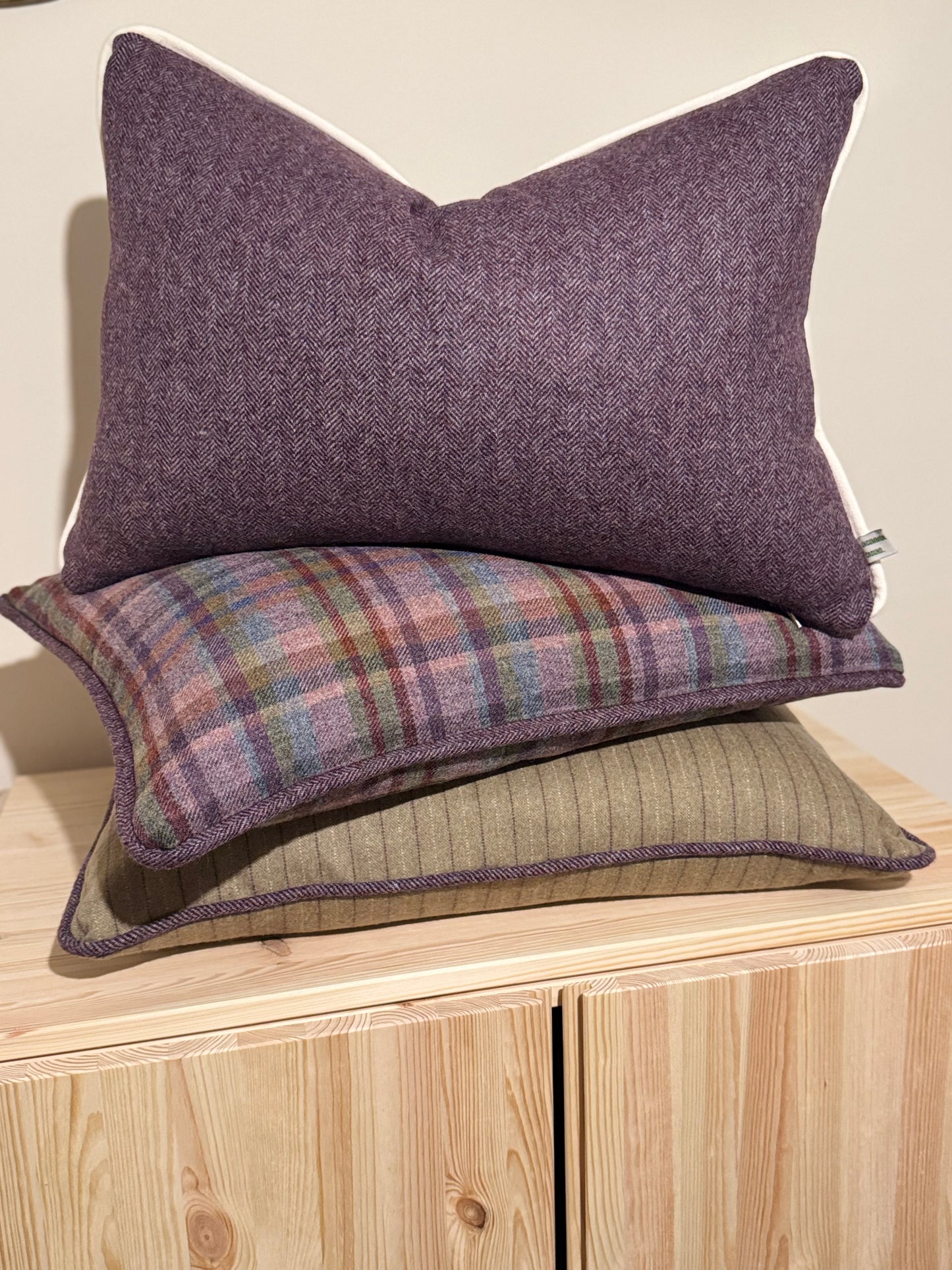 Barnaby Cushion in Yorkshire Wool Tweed
